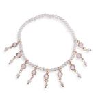 Faux Pearl Fringed Anklet