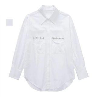 Rhinestone Embellished Shirt