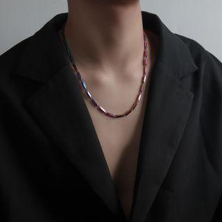 Holographic Stainless Steel Necklace