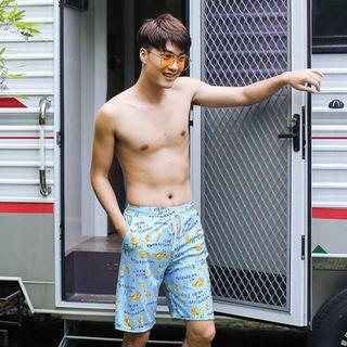 Fruit Print Swim Shorts