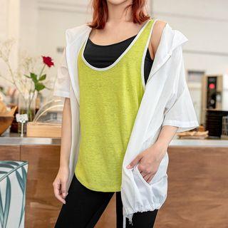Short-sleeve Windbreaker Jacket