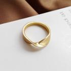 Twisted Alloy Ring Gold - One Size