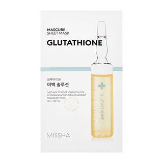 Missha - Mascure Glutathione Sheet Mask 28ml 1pc 28ml