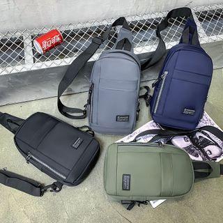Zip Nylon Sling Bag