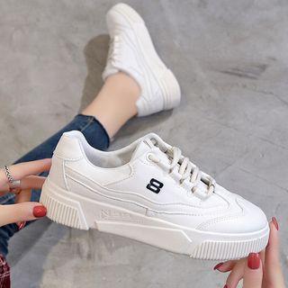 Number 8 Platform Sneakers