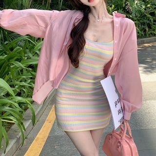 Rainbow Strap Slipdress / Shirt