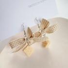 Bow & Cheese Drop Earring