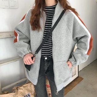 Raglan Sleeve Zip-up Jacket