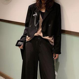 Cropped Oversize Blazer