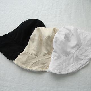 Inset Wire Cotton Bucket Hat
