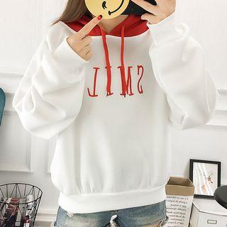 Strappy Lettering Hoodie