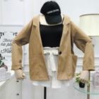 Loose-fit Lapel Blazer