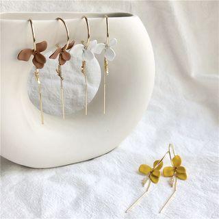 Petal Alloy Bar Dangle Earring
