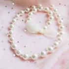 Beaded Necklace & Bracelet Set