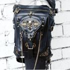 Studded Skull Punk Waist Bag