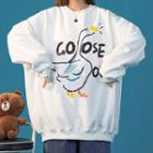 Goose Print Sweatshirt