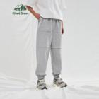 Unisex Multi-pockets Drawcord Jogger Pants