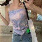 Tie Dye Asymmetrical Camisole Top