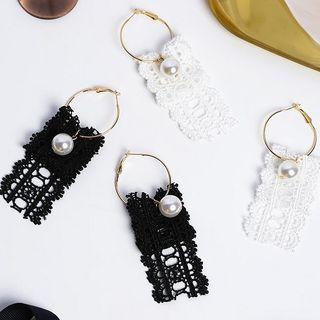 Lace Hoop Earrings