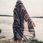 Patterned Linen Scarf