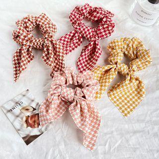Retro Plaid Hair Tie