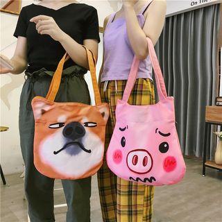 Animal Shape Canvas Tote