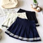 Pelated A-line Skirt