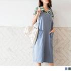 Loose-fit Pinafore Dress