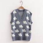 Cloud Sweater Vest Gray - One Size