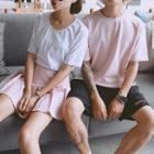 Couple Matching Short-sleeve T-shirt / Pleated Skirt / Shorts
