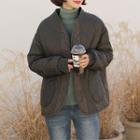 V-neck Oversized Padded Jacket