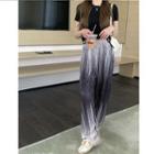 Short-sleeve Drawstring T-shirt / Tie-dye Pants