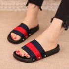 Color-block Slide Sandals