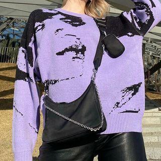 Oversize Graphic Sweater