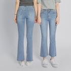 Fray-hem Boot-cut Jeans (petite/tall)