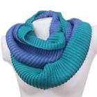Couple Matching Two-tone Knit Scarf