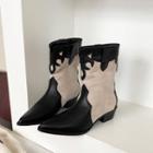 Mid-calf Chunky-heel Tall Boots