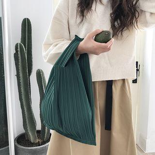 Pleated Shopper Bag
