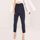Lace Up Front Tapered Pants