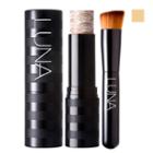 Luna - Essence Stick Foundation Spf 37 Pa+++ (#23 Medium Beige) (with Face Brush) 2 Pcs