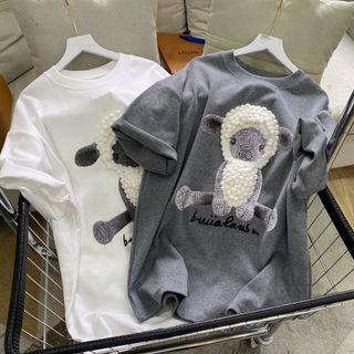 Elbow-sleeve Sheep Jacket