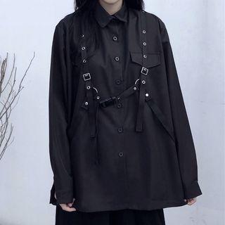 Plain Oversize Shirt / Body Harness