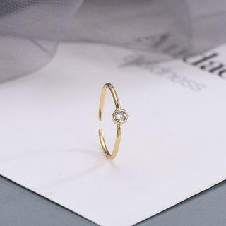 Rhinestone Open Ring Rs437 - One Size