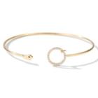 Rhinestone Hoop Open Bangle Rhinestone Hoop Open Bangle - One Size