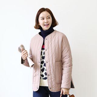 Dip-back Drawcord Padded Jacket