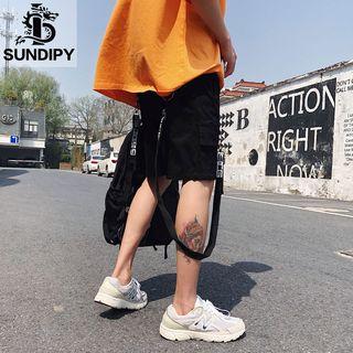 Printed Strap Shorts