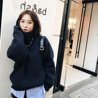 Loose-fit Plain Sweater