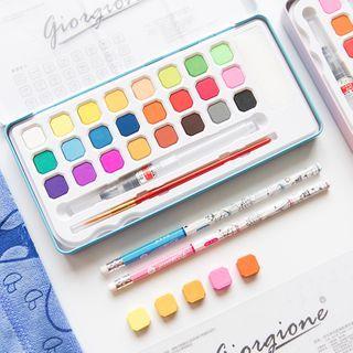 Set: Solid Water Color Palette