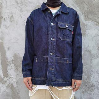 Denim Single-breasted Jacket