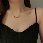 Cube Necklace 1 Pc - Gold - One Size
